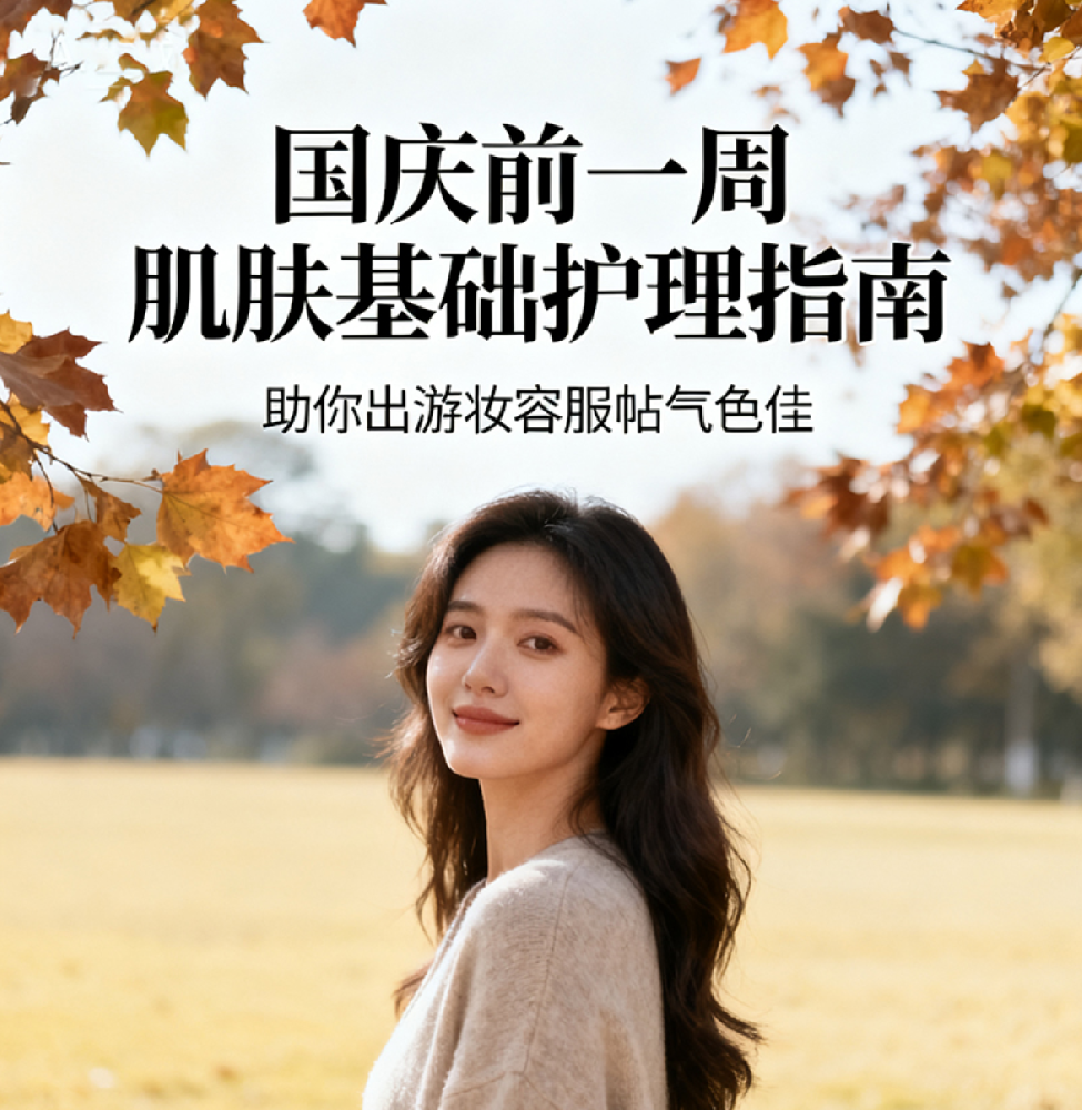 国庆前一周肌肤基础护理指南，助你出游妆容服帖气色佳